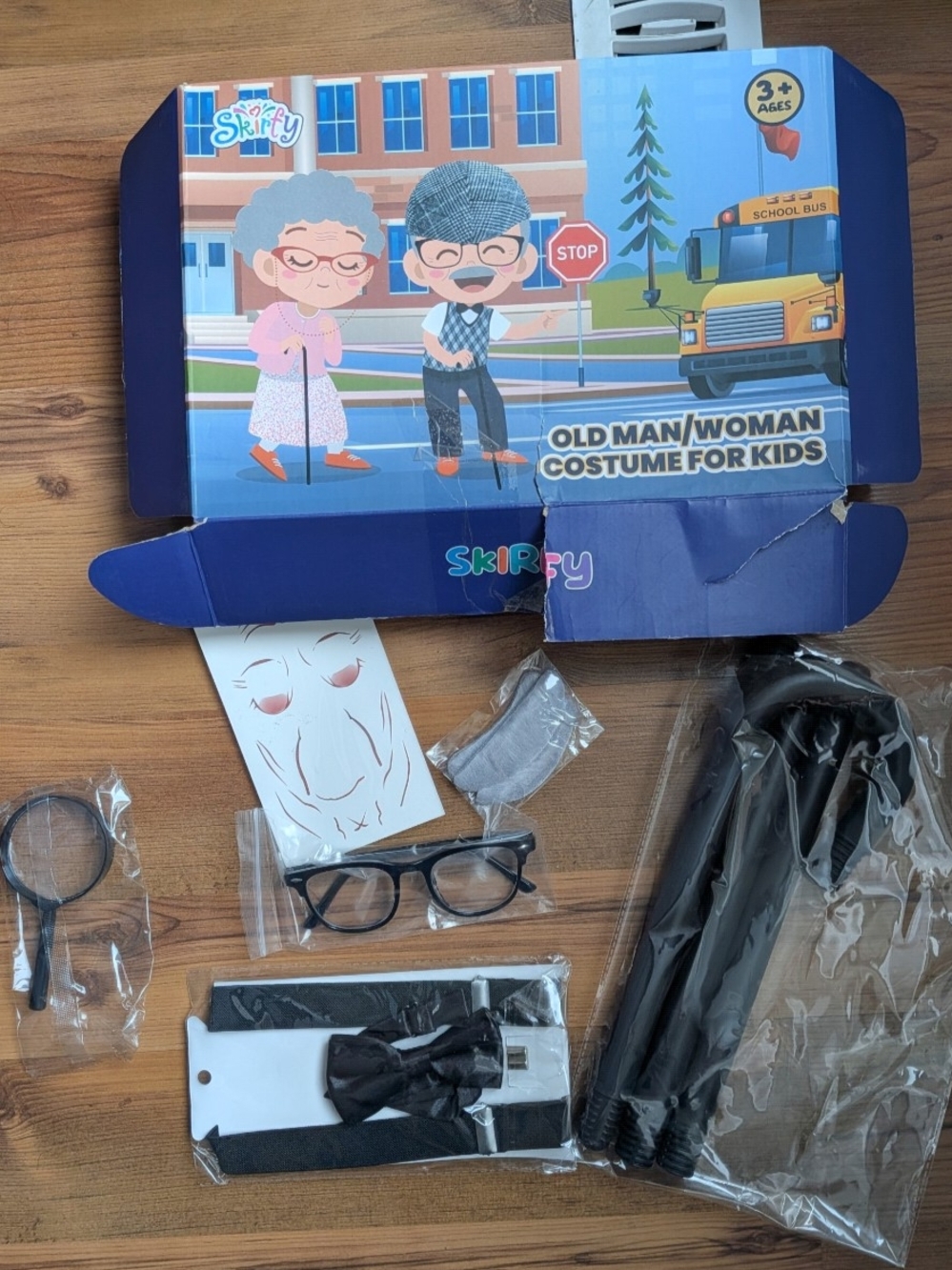 New Kids Old Man Costume Accessories Set For Cosplay And Halloween